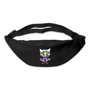 Schloss Katzen Augen - Gürteltasche - Schwarz - Vorne
