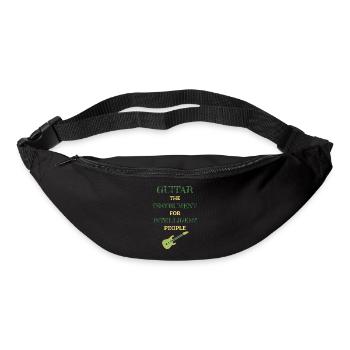 Instrument de guitare pour les gens intelligents Mint - Sac banane - noir - Devant