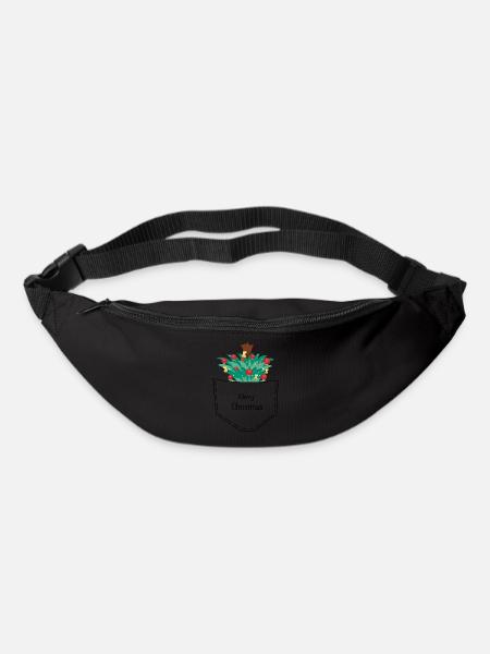 Merry Christmas 2 - Gürteltasche - Schwarz