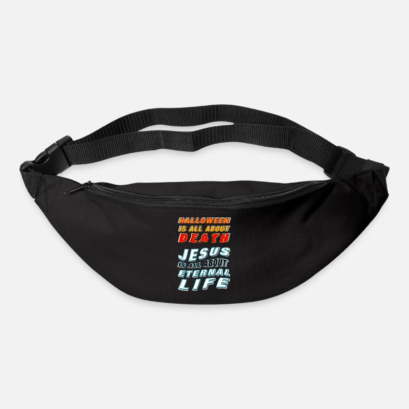 Jesus is about Life - Bum bag - black