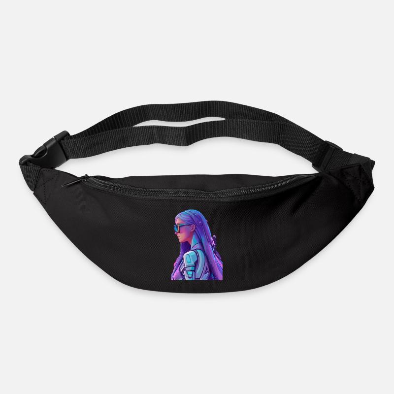 Space Fighter - Gürteltasche - Schwarz