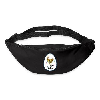 Colorful hen - Bum bag - black - Front