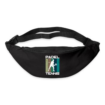 Padel Tennis Saying Balls Sports Racket Training - Bum bag - black - Front