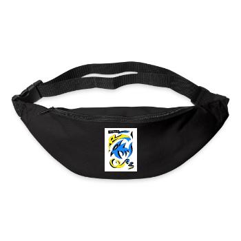 OMANKLEÏA 25 - Sac banane - noir - Devant