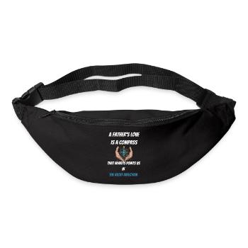 L’amour du Père est une boussole - Sac banane - noir - Devant
