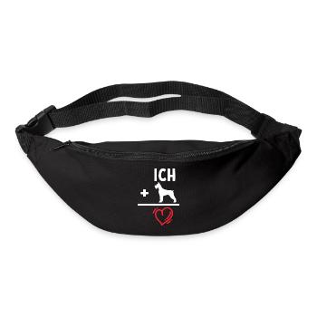 Dog, Heart, Cuddly Animal, Pets, Favorite Animal - Bum bag - black - Front