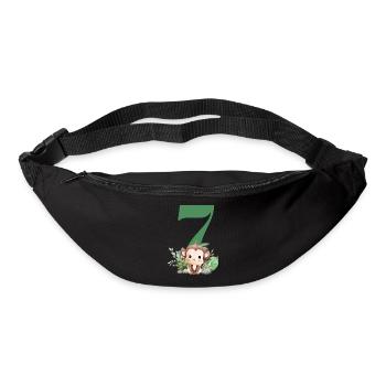 7th Birthday Monkey Safari - Bum bag - black - Front