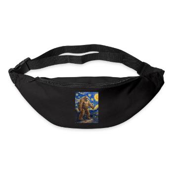 Bigfoot, Big Foot, Van Gogh, Starry Night - Bum bag - black - Front