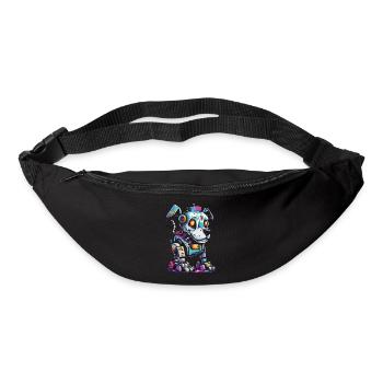 Robot Animal / AI / Mechanized Animals / Comic - Bum bag - black - Front