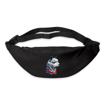 Alpaka - Gürteltasche - Schwarz - Vorne