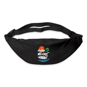 No Wave No Cry Surfing - Gürteltasche - Schwarz - Vorne