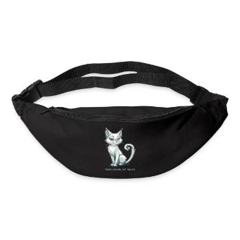 Dein Haus, meine Regeln - Gürteltasche - Schwarz - Vorne