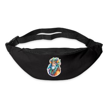 Druide Wasserfarben - Gürteltasche - Schwarz - Vorne
