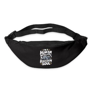 Raccoon - Bum bag - black - Front