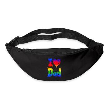 i love you dad dad favorite Best Father pops dad - Bum bag - black - Front