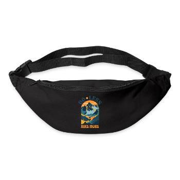 Do Less Hike More Hiking Shirt Nature Affirmations - Bum bag - black - Front