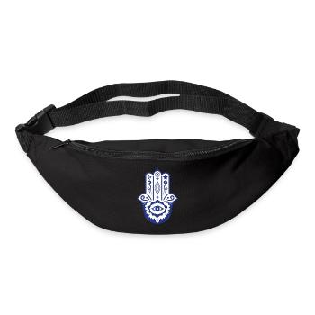 Main de Fatma par Helfspawn - Sac banane - noir - Devant