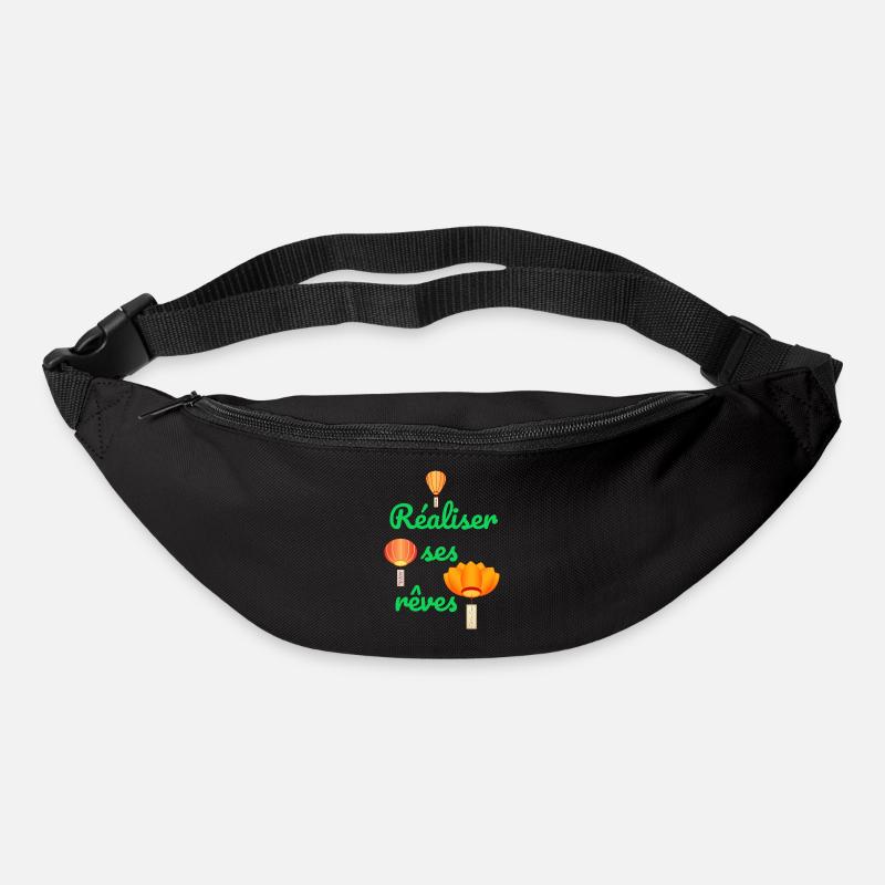 Réaliser ses rêves - Sac banane - noir