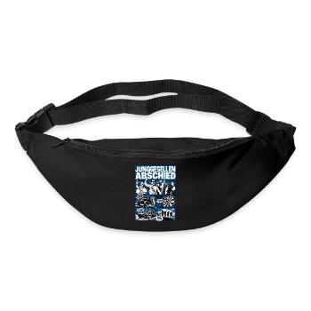 Junggesellenabschied Abenteuer Crew - Gürteltasche - Schwarz - Vorne