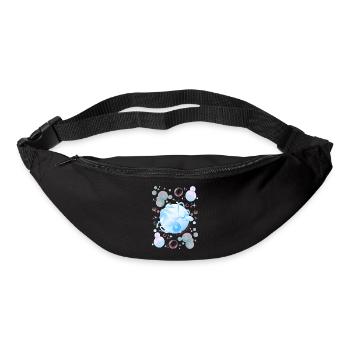 Capricorne Femme – Cadeau Astrologie - Sac banane - noir - Devant