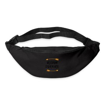 Wer lesen kann ist klar im Vorteil Sprüche - Gürteltasche - Schwarz - Vorne