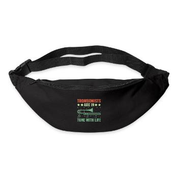 Trombonist Trombone Player Marching Band Trombone - Bum bag - black - Front