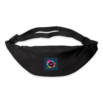 90er-Jahre-Vibes - Gürteltasche - Schwarz - Vorne