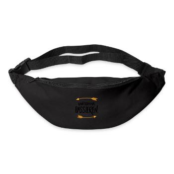 Sprüche Kann jedem mal passieren - Gürteltasche - Schwarz - Vorne