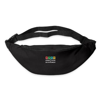 Nerd geek funny christian elements baptism - Bum bag - black - Front