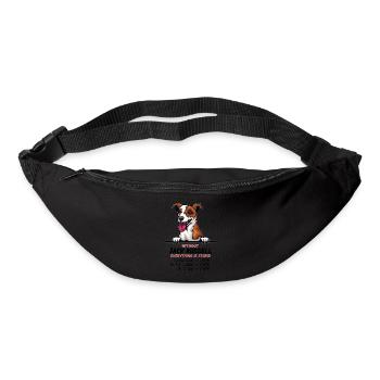 Ohne Jack Russell ist alles doof - Gürteltasche - Schwarz - Vorne