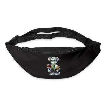 Bibliothécaire Koala - Sac banane - noir - Devant