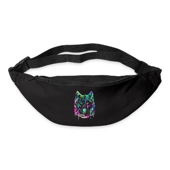 Wolf - Gürteltasche - Schwarz - Vorne