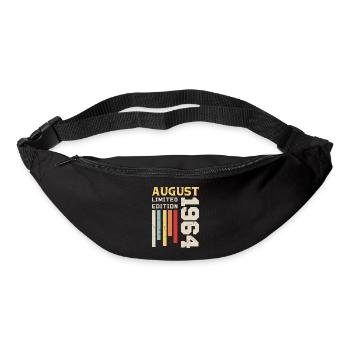 August 1964 - Geburtstagsgeschenk August 1964 August - Gürteltasche - Schwarz - Vorne