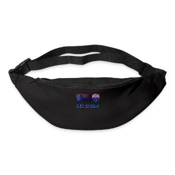Nouvelle Zélande - Sac banane - noir - Devant