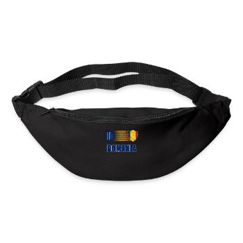 Rumänien - Gürteltasche - Schwarz - Vorne