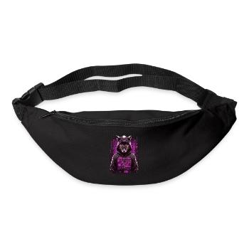 Cyber Hacker Cat - Bum bag - black - Front