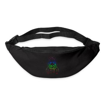 Anime Manga Girl Kpop - Gürteltasche - Schwarz - Vorne