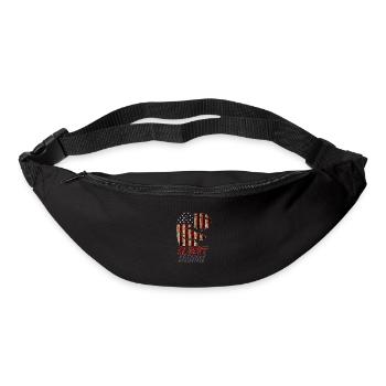 Patriotic Albert Dinosaur Albertsaurus - Bum bag - black - Front