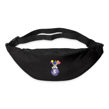 5 ans espace anniversaire 5. - Sac banane - noir - Devant