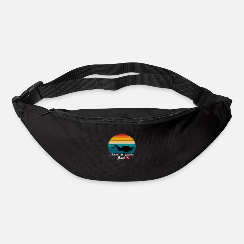 Fernando de Noronha Brésil Plongée - Sac banane - noir