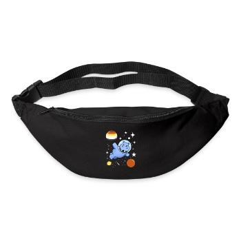 Hippo Astronaut Gay Bear Pride - Bum bag - black - Front