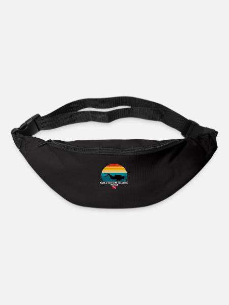 Galveston Island Us Island Plongée - Sac banane - noir