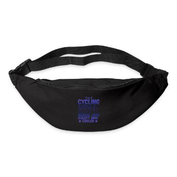 fahrrad mama mom - Gürteltasche - Schwarz - Vorne