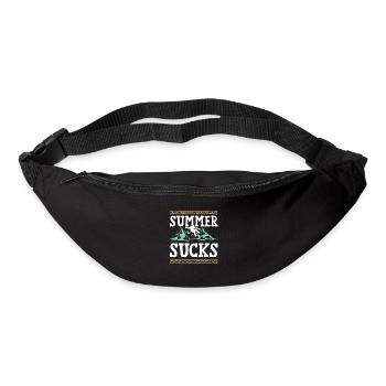 snowboarding sommer - Gürteltasche - Schwarz - Vorne