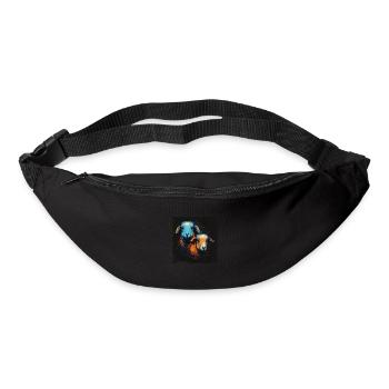 Sheep Portrait - Bum bag - black - Front