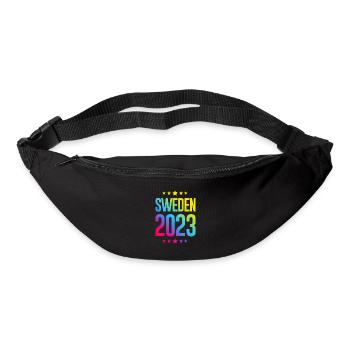 Suède 2023 - Sac banane - noir - Devant