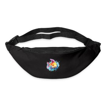 Niedliche Sonnenfisch-aquarellkunst - Gürteltasche - Schwarz - Vorne