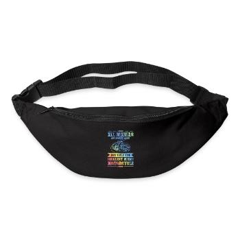 Meilleure moto de maman - Sac banane - noir - Devant
