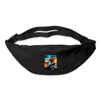 Wolf Boxer Kämpfer - Gürteltasche - Schwarz - Vorne