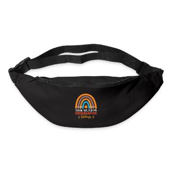 Thanks for my kindergarten turkey for teachers - Bum bag - black - Front